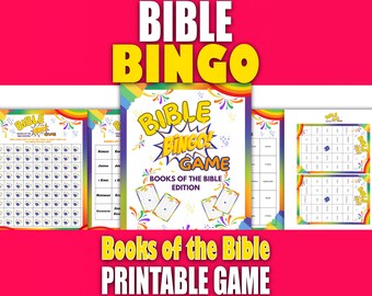 Bible Bingo Game | Books of the Bible Edition (Digital Download)