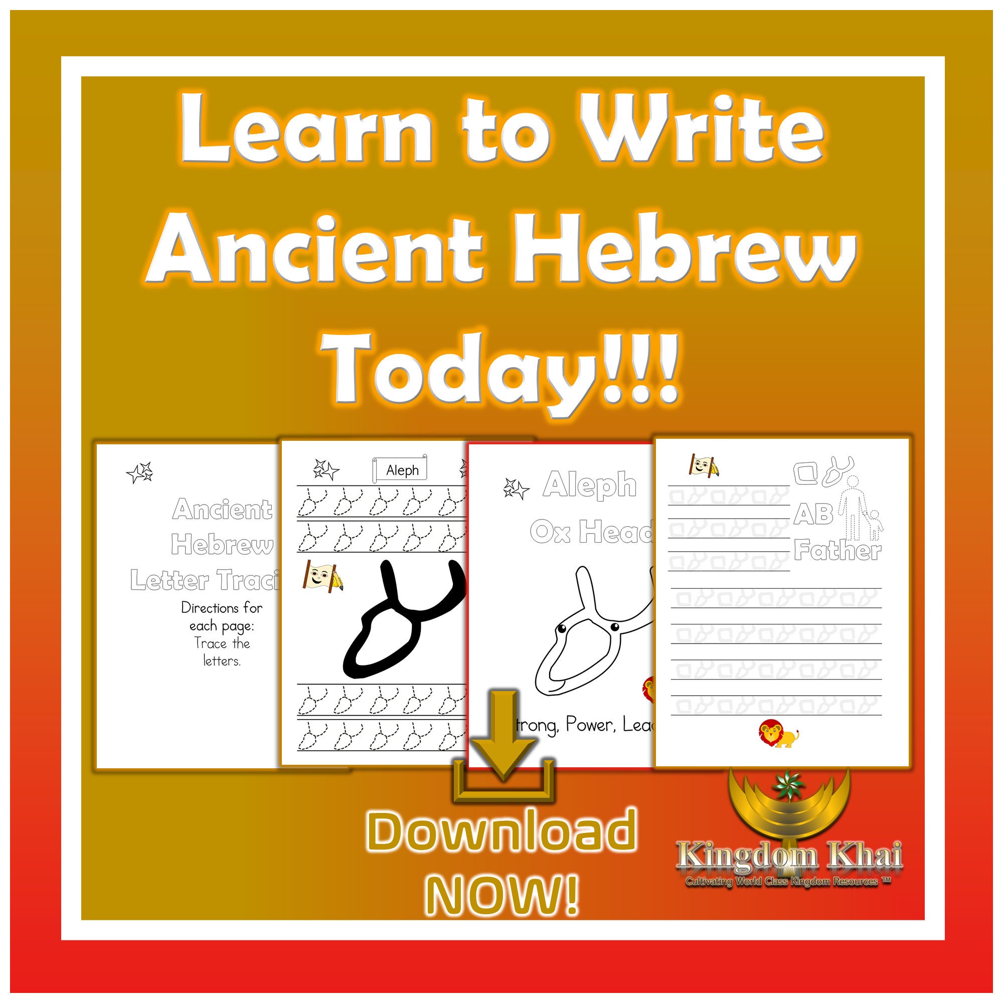 Learn Hebrew Alphabet Ancient Hebrew Hebrew for Beginners Hebrew for