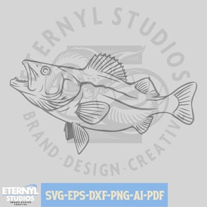 Walleye SVG PNG, Walleye, Download istantaneo, Walleye Art, Pesca trofeo, Pesca sul lago, File di taglio, Sublimazione, Vettore, Vinile, CNC, Plasma