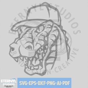 Gators Mascot svg, png, Gator Baseball, Premium Art, Gator Cartoon, Alligator, School Mascot, Team Mascot, Sports Mascot,Instant Download