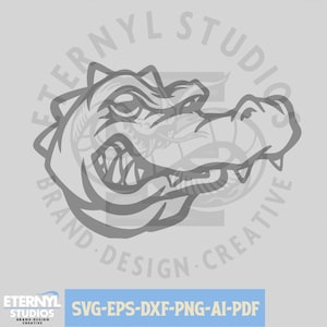 Gators Mascotte svg, png, Fighting Gators, Gators Logo, Alligator, School Mascot, Team Mascot, Sports Mascot, Instant Download, Vector