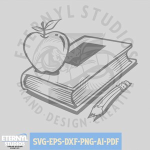 School Book svg, Teacher book SVG, Teacher svg, Book clipart, School Cut Files, svg cut files Teacher, School Book png, Teacher Book