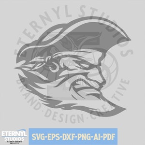 Pirates Mascot svg, png, Pirate Head svg, Pirates Logo, Buccaneers, School Mascot, Team Mascot, Sports Mascot, Instant Download, Vector