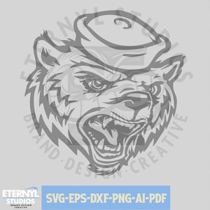 Wolverine Mascot SVG PNG, Premium Original Mascot, Wolverines, Team Mascot, School Mascot, Sports Mascot, Instant Download SVG, Michigan