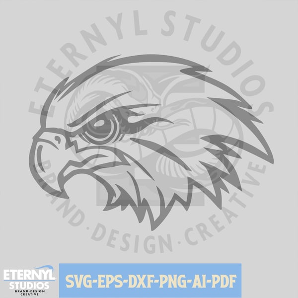 Hawks Mascot svg, png, Fighting Hawks, Redtails, Falcons, Logo, School Mascot,Team Mascot, Sports Mascot, Digital Download, Vector, Cut File