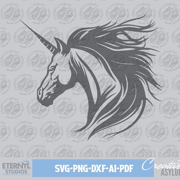 Pegasus SVG PNG, Unicorn svg, Magical, Fantasy, Unicorn, Alicorn, Fantastic, mythical, Cricut, silhouette, laser, SVG Instant Download