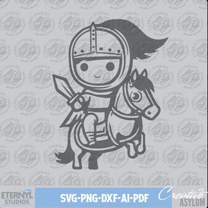 Knight SVG PNG, Kid Knight, Kid Art, Knights Clipart, Digital Download, kids Cut file, Castle Kids, Cute Knight, cute cavalry, Medieval Kids