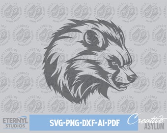 Wolverine Mascot SVG PNG: Sports Cut File (Digital Download)