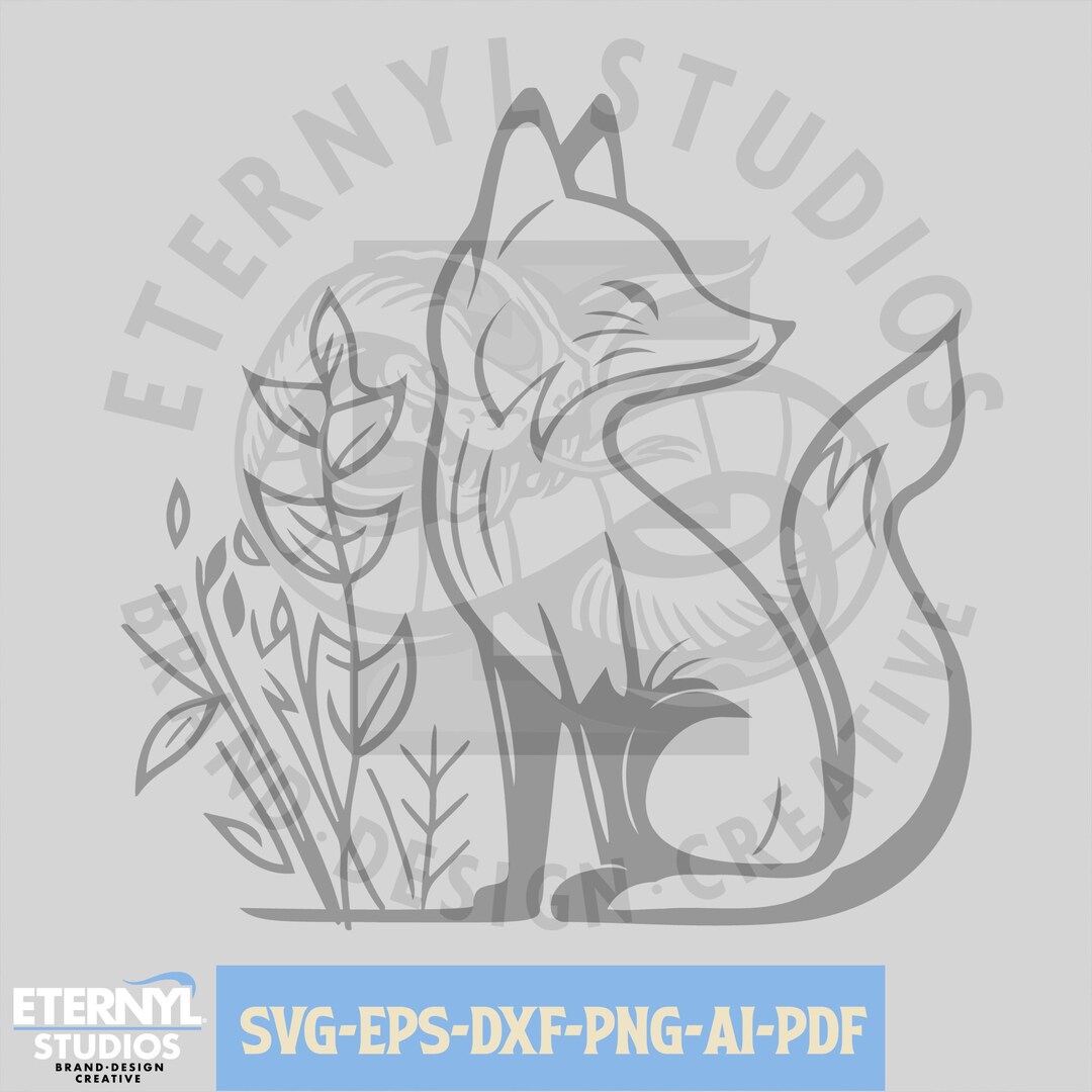 Cute Fox SVG PNG, Baby Fox, Forest Creatures Svg, Baby Fox Svg, Tiny ...