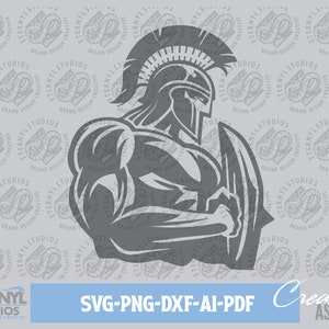 Spartan SVG PNG, Digital Download, Trojan, Spartan Logo, Spartan Clipart, Spartan Mascot, Trojan Mascot, Vector, Cricut, Cameo, Silhouette