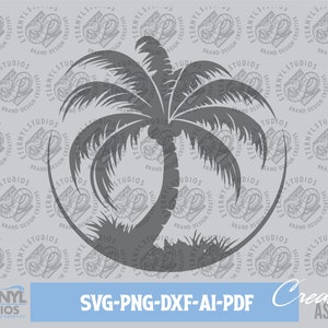 Palm SVG PNG, Instant Digital Download, Palmetto, Palm tree, Beach Tree, Coconut, Palm Tree Clipart, Love, Cut Template, Silhouette, Cricut