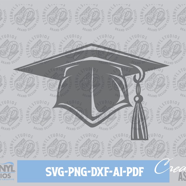 Graduation Cap SVG PNG, Graduation, High School, College, Grads, Seniors, Graduate, Grad Cap, Digital Download, Cut File, Silhouette, Cricut
