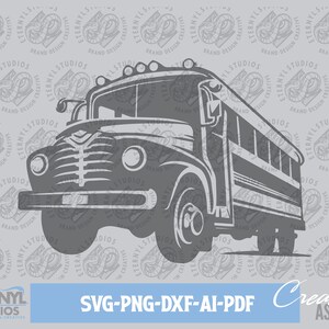 School Bus SVG PNG, Instant Digital Download, School Bus clipart, Bus, Yellow Bus, Kids Bus, Cute Bus, Cut Template, Silhouette, Cricut