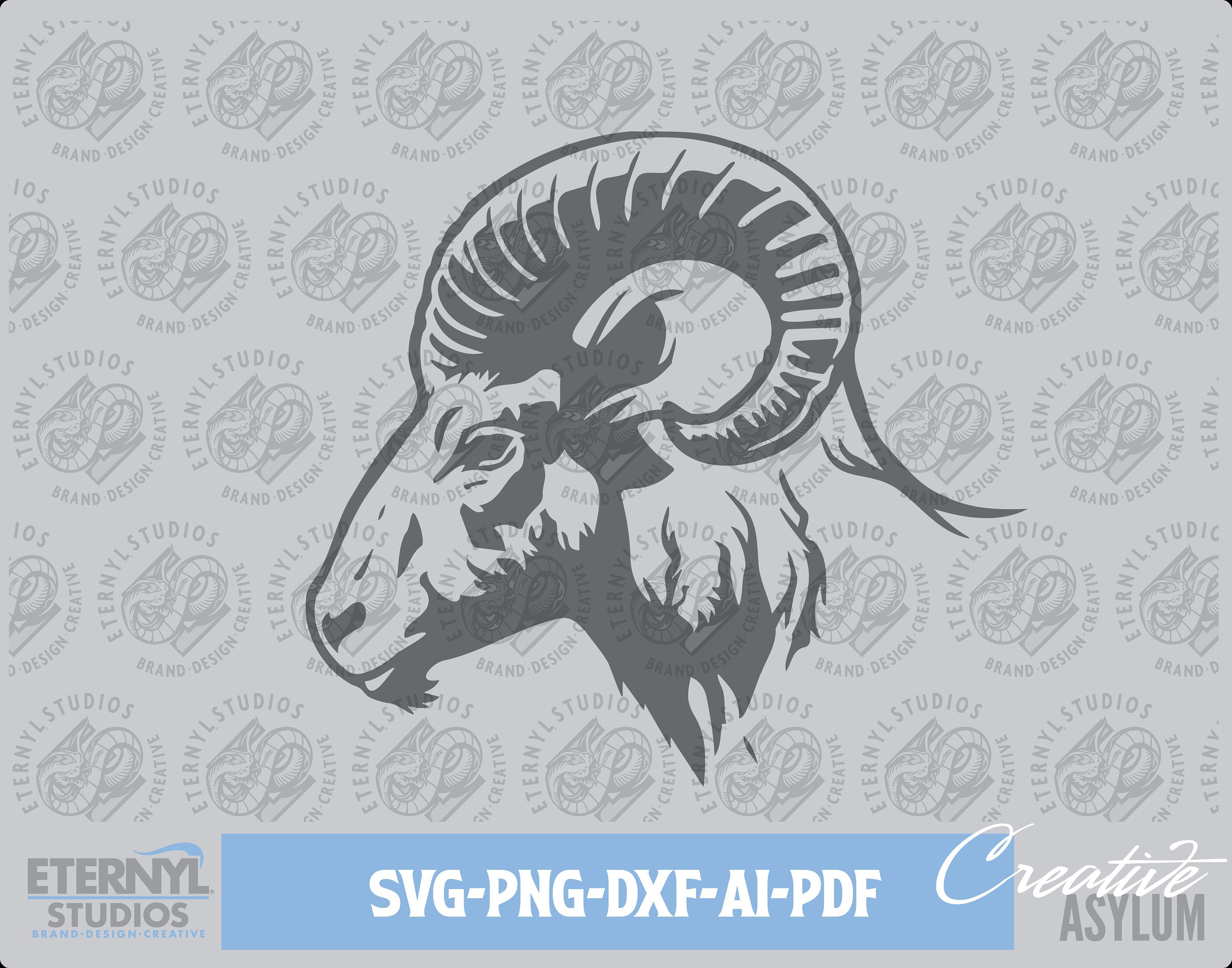 Buy Bighorn Sheep Logo Online In India - Etsy India, image size:3000x2358