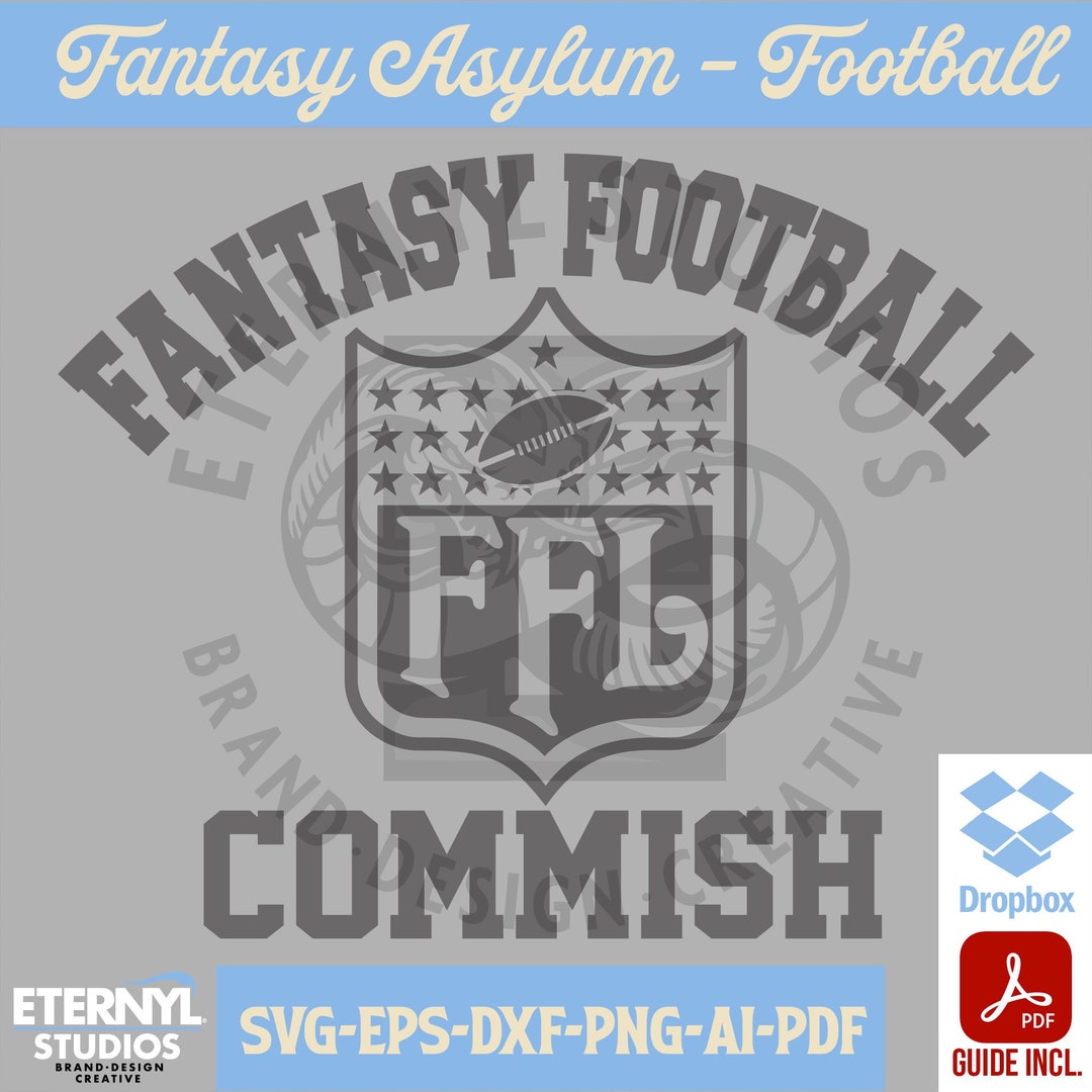 Fantasy Football Commish A - Football SVG, Vector, Digital Download ...