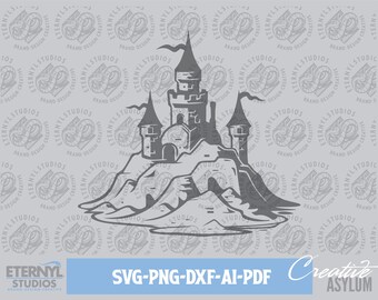 Sand Castle SVG: Beach Castle Cut File (Digital Download)