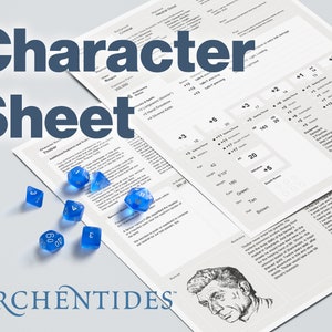 D&D 5e Elite Character Sheet, a form-fillable PDF featuring full accessibility for those with disabilities