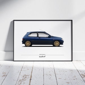 Poster decorativo RENAULT Clio Williams Ph.2