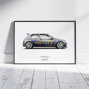 Décoration Murale – Rallye Monte-Carlo 1981 – Jean Ragnotti, Renault Super 2