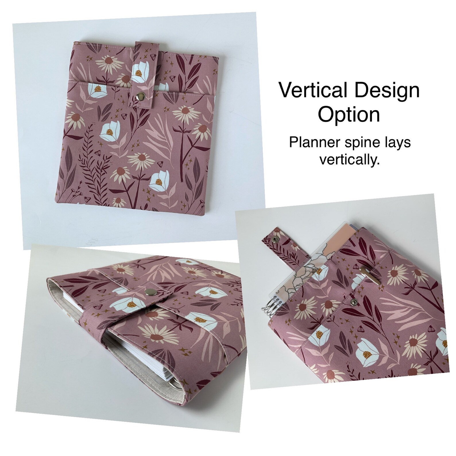Planner Sleeve PDF Sewing Pattern - Daisy Planner Sleeve - Planner ...