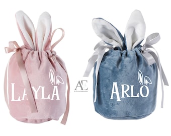 Personalised Easter Bunny Treat Pouch/Bag