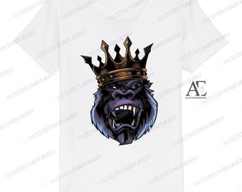 Kids Crowned Gorilla or Crowned Bear T-shirt
