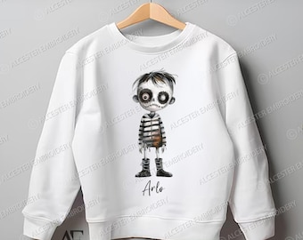 Halloween Boys | Tshirt | Sweatshirt | Witch | Autumn | Halloween | Personalised | Monster| Pumpkin | Personalised Clothing | Printed