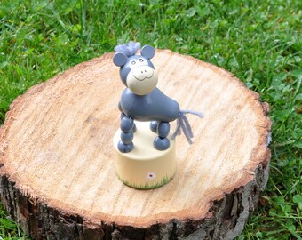 Gorilla / Affe - Drückfigur aus Holz - Tiere aus Afrika - für Kinder ab 3 Jahre - Holzspielzeug, kleine Geschenke