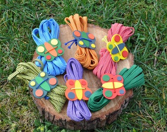 Gummitwist / Gummiband / Hüpfgummi - Schmetterling