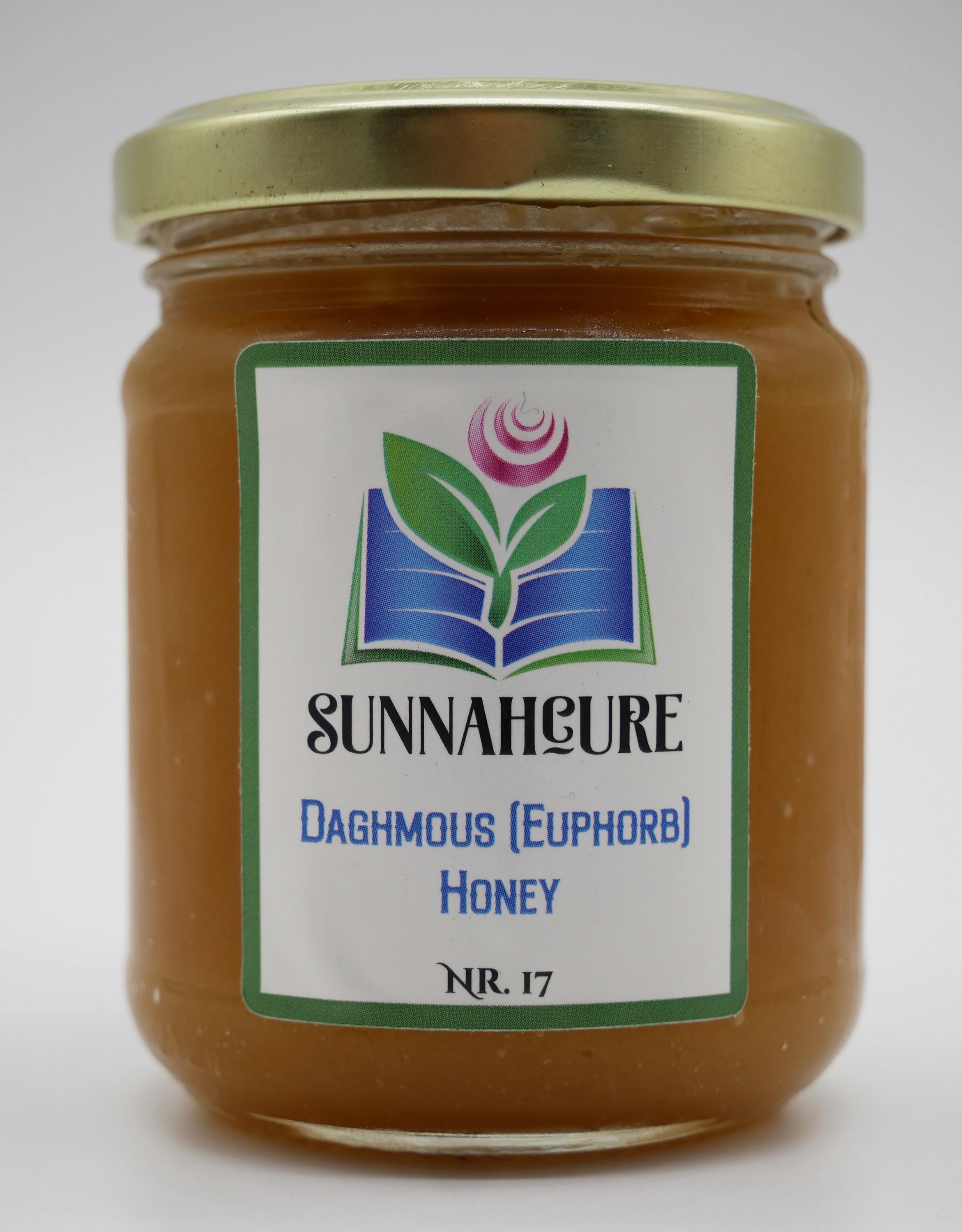 Raw Moroccan Honey, Daghmous Euphorbia Daghmus, Wildflower, Unpasteurized, Pure Honey, Natural Honey