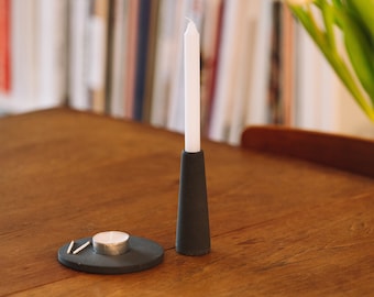 Portavelas de lujo, Diseño multiusos, Hecho a mano, Estética única, Minimalista, Para velas pequeñas o Candelabros