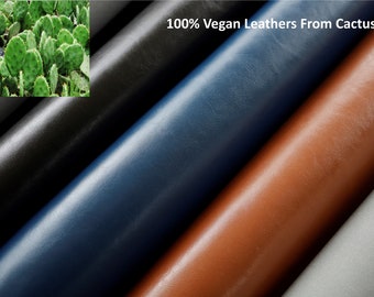 100% Vegan Plant-Based Leathers From Cactus, Biomass Certification, Vegan Certification, Organic Farmed Cactus, Made in South Korea