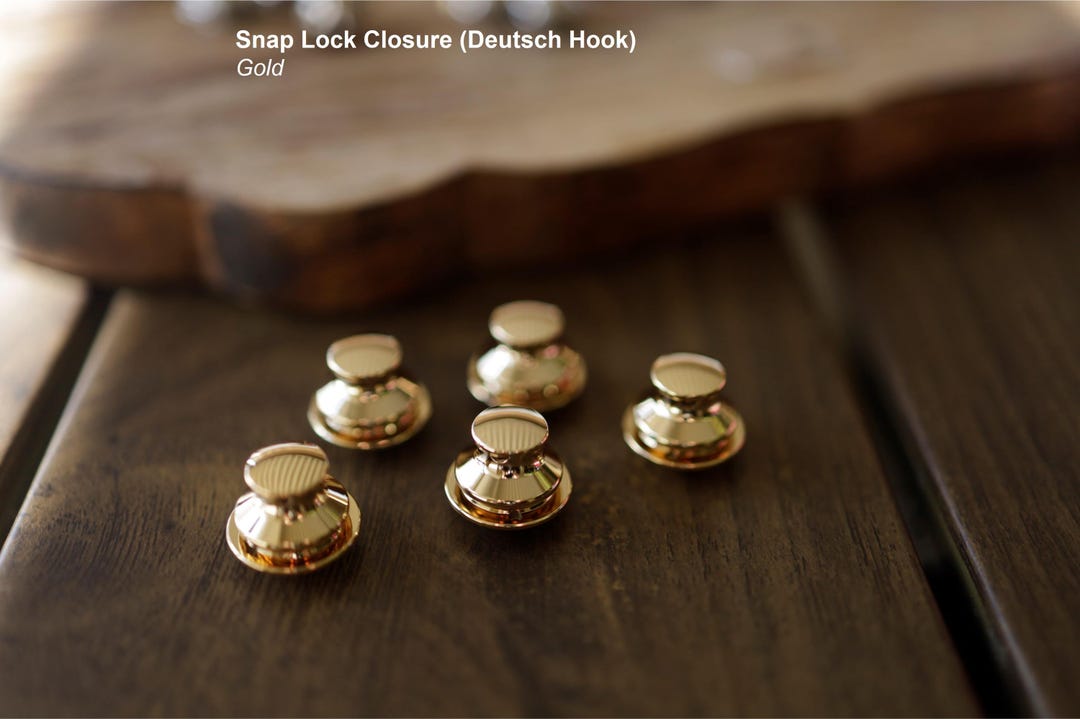 Snap Lock Closure for Bag Purse Leather Craft, Snap Button Fasteners ...