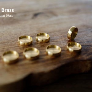 Solid Brass Discs for Discbound Notebooks (Gold/Nickel/Solid Brass), High Quality, Made in South Korea, Exclusively designed