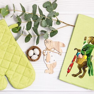 Vintage påskharar Clipart | Påskhare PNG | Digitala efemera | Sublimeringsfiler | Skräpjournal | 300 dpi | Kommersiellt bruk bild 6