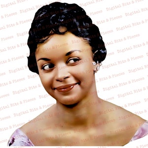 Retro Black Women Clipart Bundle, Collage Sheet, African American Ladies, Mid Century Digital Download, Vintage Housewife, Fussy Cut People image 5