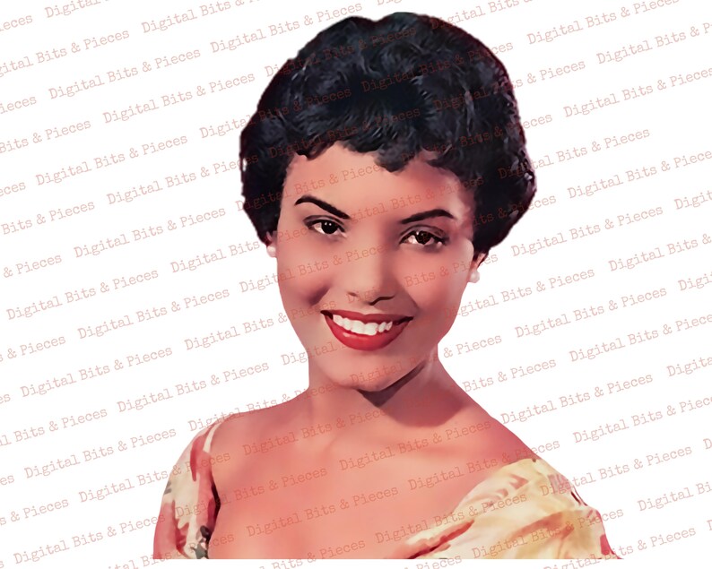 Retro Black Women Clipart Bundle, Collage Sheet, African American Ladies, Mid Century Digital Download, Vintage Housewife, Fussy Cut People image 6