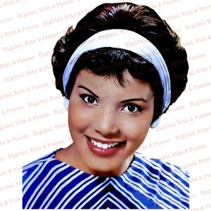 Retro Black Women Clipart Bundle, Collage Sheet, African American Ladies, Mid Century Digital Download, Vintage Housewife, Fussy Cut People image 8