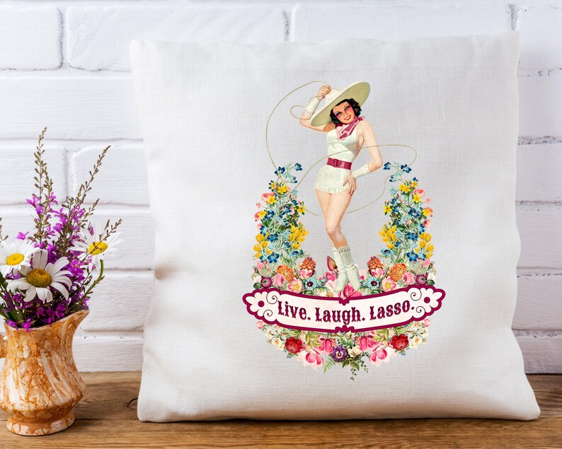 Pinup Rodeo Cowgirl Pinup Sublimation File Vintage Rodeo Printable PNG - Etsy