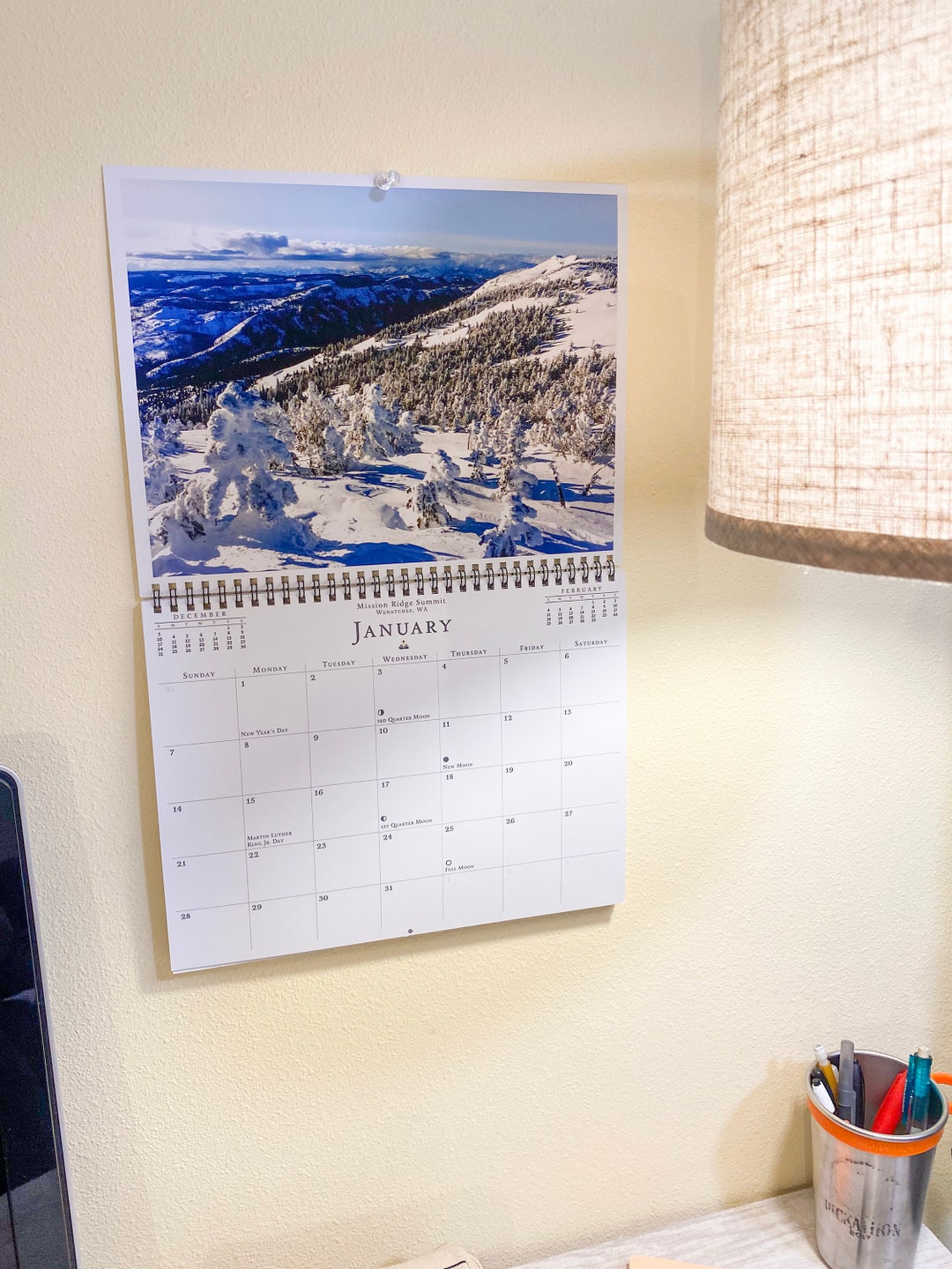 2024 PNW Calendar Landscapes of the Washington Cascades Etsy UK