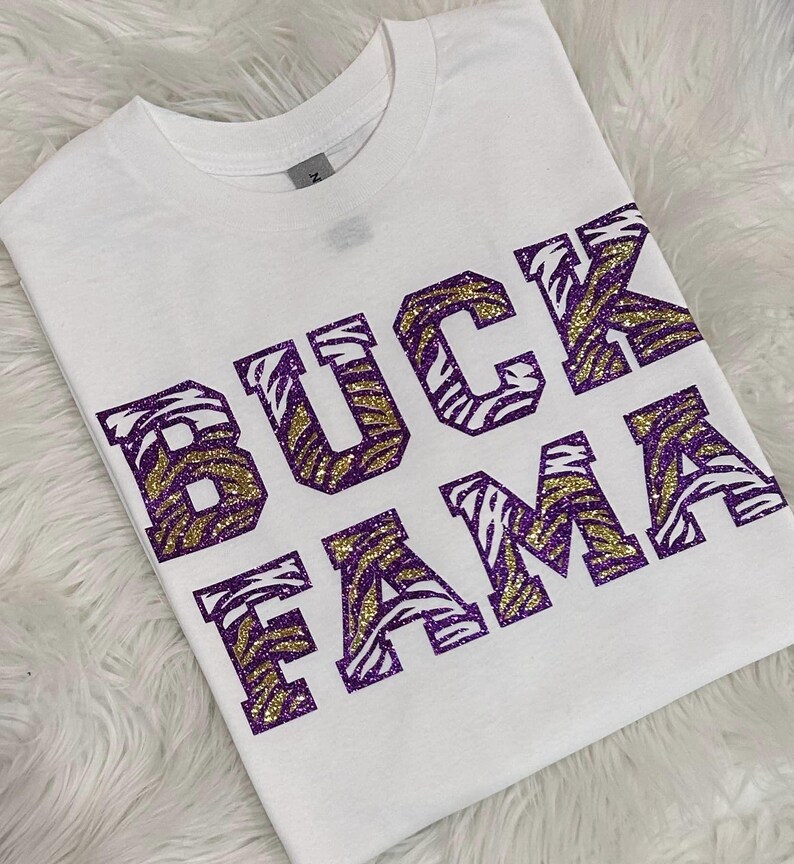 LSU BUCK FAMA Tshirt, Long Sleeve and Sweatshirt, Geaux Tigers