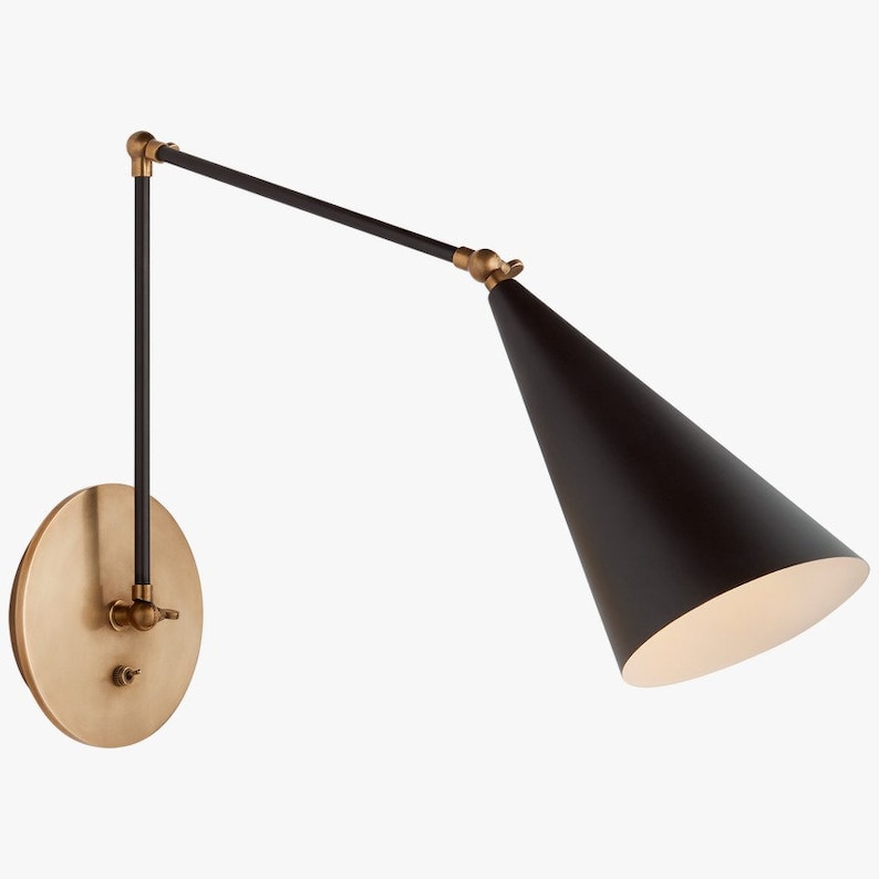 LightPatternShop Clemente Double Arm Library Sconce - Thumbnail 2
