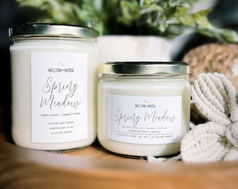 Spring Meadow Scented Soy Candle