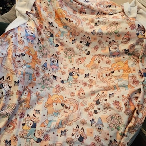 preorder: 50x60 the sign heeler blanket (read description) blue blanket, blue dog birthday, blue blanket for adults, blue blanket for girls