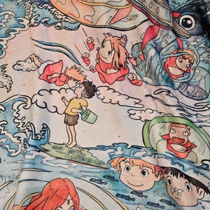 preorder: fish princess 50x60 blanket, anime blanket, blankets for adults