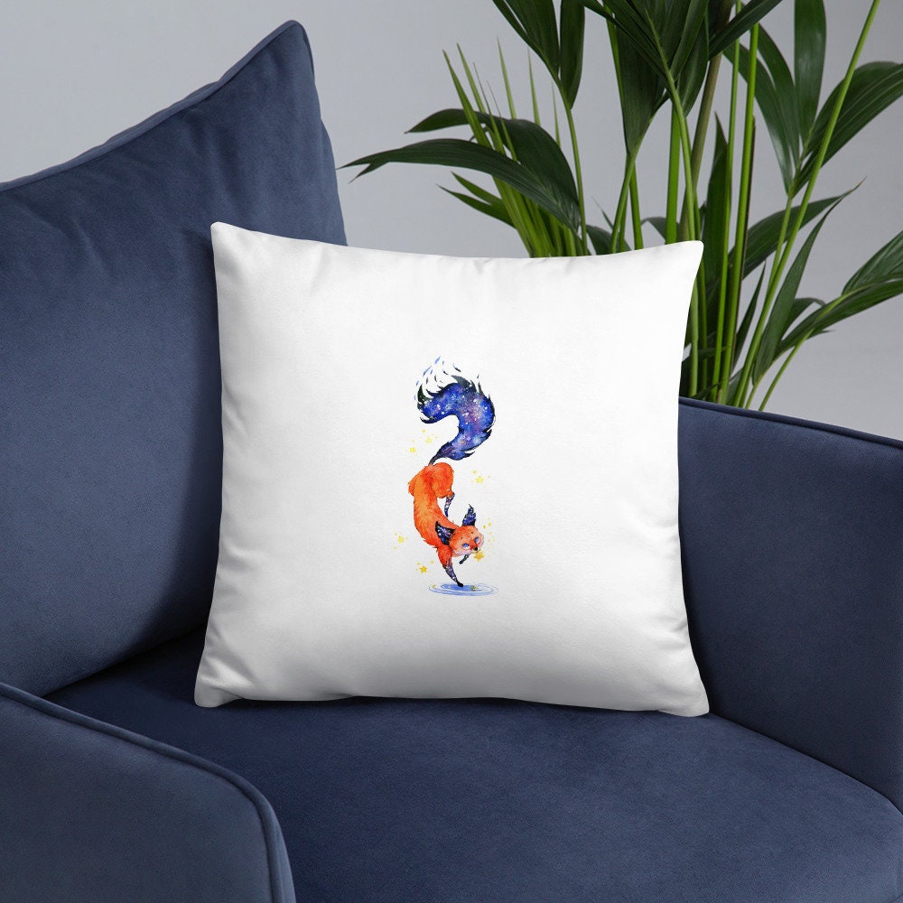 Coussin Renard Flamboyant