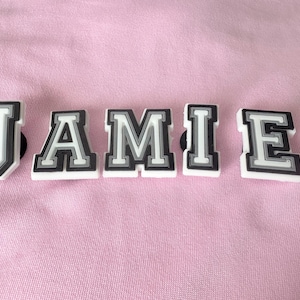 Letter Croc Charms – J A M I E | Personalized Initial Shoe Charms | Custom Name