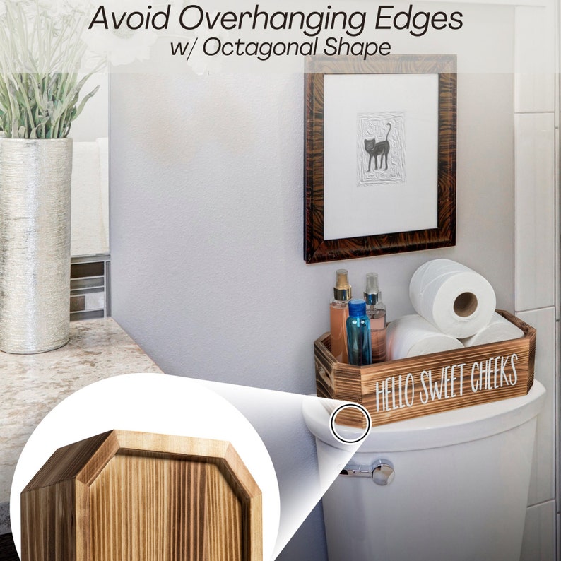 Hello Sweet Cheeks Bathroom Decor Box Farmhouse Bathroom Etsy