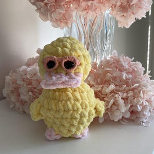 amirigumi, plushie, cute duck, Duckie, toys, gifts, cuddle toy, plushies