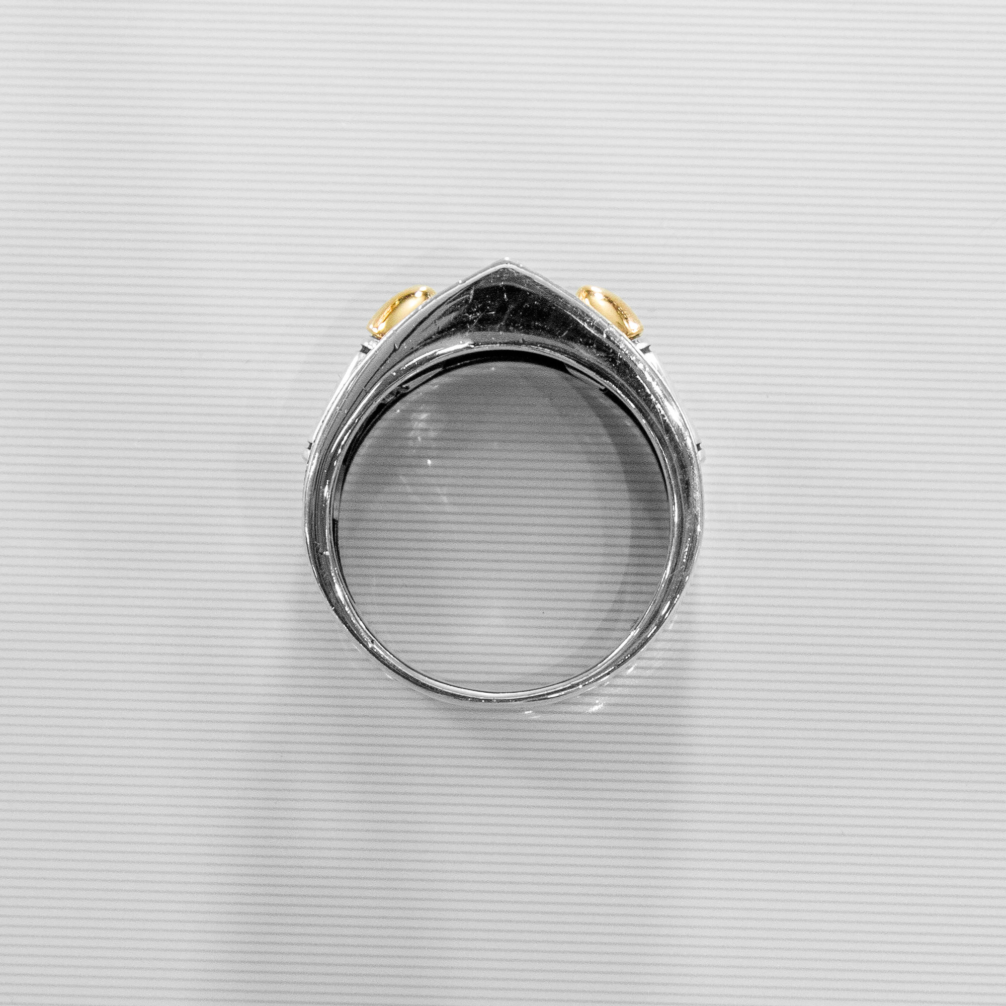 Bullet Ring, Men's Sterling Silver Bronze Bullet Ring, 925K Sterling Silver Ring, Men's Bullet